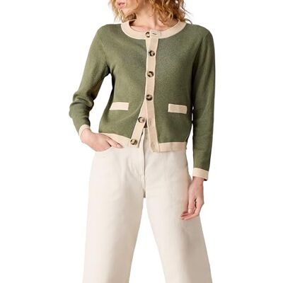 White Stuff Damen-Cardigan Charlotte – Lässiger Pullover für optimalen Alltag – Khakigrün – Größe 44 White Stuff Damen-Cardigan Charlotte – Lässiger Pullover für optimalen Alltag – Khakigrün – Größe 44