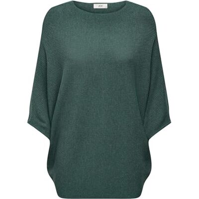 JDY Damen NEW Behave BATSLEEVE KNT NOOS Pullover, North Atlantic/Detail:Melange, XXS JDY Damen NEW Behave BATSLEEVE KNT NOOS Pullover, North Atlantic/Detail:Melange, XXS