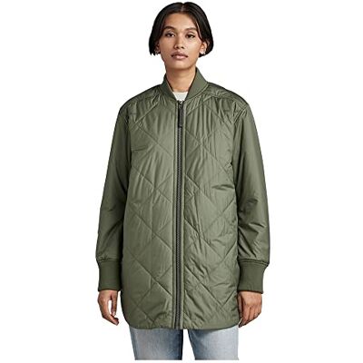 G-STAR RAW Damen Padded Bomber Collar Jacke, Grün (lt Hunter D22045-B958-8165), XXS G-STAR RAW Damen Padded Bomber Collar Jacke, Grün (lt Hunter D22045-B958-8165), XXS