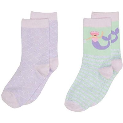 Web Exclusive KS1812 K Style Socken, Meerjungfrau-Türkis, Einheitsgröße Web Exclusive KS1812 K Style Socken, Meerjungfrau-Türkis, Einheitsgröße
