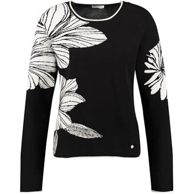 KEY LARGO Damen Scarlet Round Pullover, Black (1100), M KEY LARGO Damen Scarlet Round Pullover, Black (1100), M