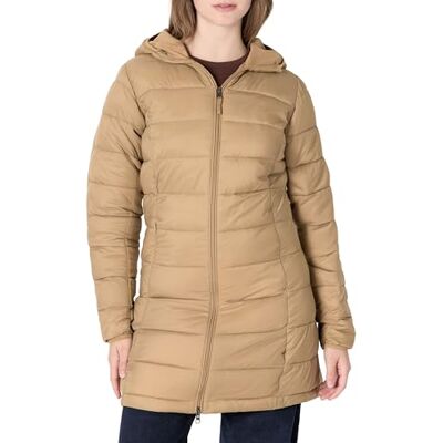 Amazon Damen Leichte, Wasserabweisende und Verstaubare Steppjacke mit Kapuze (Auch in Großen Größen Erhältlich), Pilzbraun, S Amazon Damen Leichte, Wasserabweisende und Verstaubare Steppjacke mit Kapuze (Auch in Großen Größen Erhältlich), Pilzbraun, S