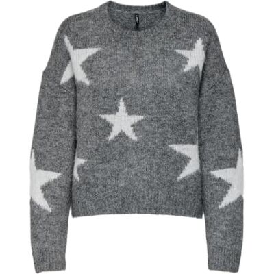 ONLY Onlazu Ls Star O-Neck KNT ONLY Onlazu Ls Star O-Neck KNT