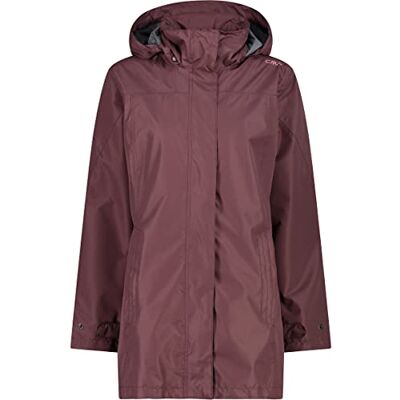 CMP Damenjacke mit Kapuze und Druckknöpfen, Pflaume, M CMP Damenjacke mit Kapuze und Druckknöpfen, Pflaume, M