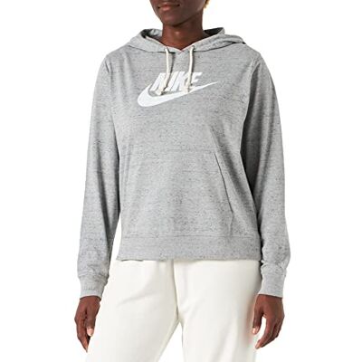 Nike VNTG GFX Kapuzenpullover Dk Grey Heather/White M Nike VNTG GFX Kapuzenpullover Dk Grey Heather/White M