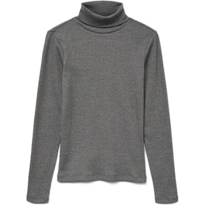 VERO MODA Damen Vmchloe Ls Rollnecktop Ga JRS Noos, Medium Grey Melange, XS VERO MODA Damen Vmchloe Ls Rollnecktop Ga JRS Noos, Medium Grey Melange, XS