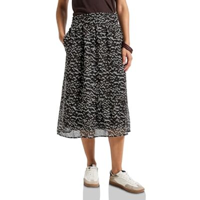 Street One Damen Gemusterter Chiffon-Rock Street One Damen Gemusterter Chiffon-Rock