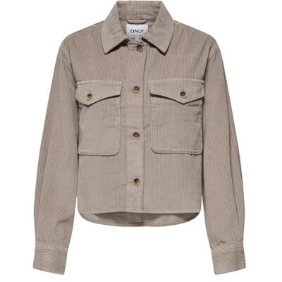 ONLY Damen Onlmarta Corduroy Short Jacket OTW, String, l ONLY Damen Onlmarta Corduroy Short Jacket OTW, String, l