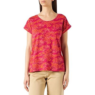 camel active Womenswear Damen T-Shirt 309635/7T13, Camouflage piony red, XS camel active Womenswear Damen T-Shirt 309635/7T13, Camouflage piony red, XS