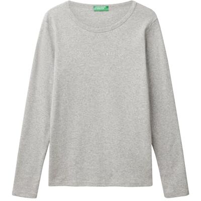 United Damen T-Shirt M/L 3GA2E16G0 Kurzarm Shirt, Grigio Melange Medio 501, United Damen T-Shirt M/L 3GA2E16G0 Kurzarm Shirt, Grigio Melange Medio 501,