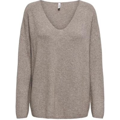 ONLY Onlibi Ls Rib Loose V-Neck Cc KNT ONLY Onlibi Ls Rib Loose V-Neck Cc KNT