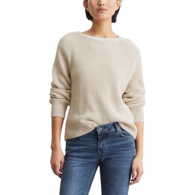 Marc O' Polo Women's Pullovers Long Sleeve Pullover Sweater, Weiß, S Marc O' Polo Women's Pullovers Long Sleeve Pullover Sweater, Weiß, S