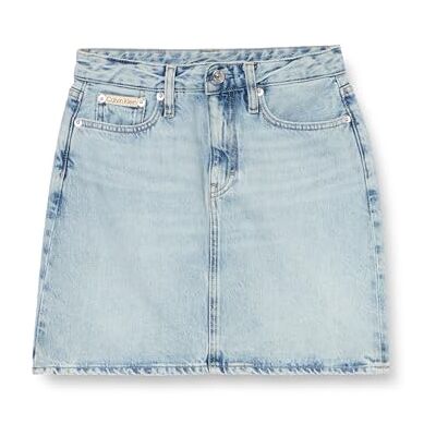 Calvin Klein Damen Regular Minirock A-Linie, Denim Light, 26 Calvin Klein Damen Regular Minirock A-Linie, Denim Light, 26
