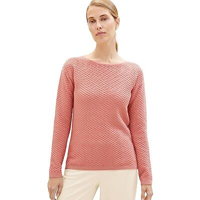 TOM TAILOR Damen Pullover mit Struktur TOM TAILOR Damen Pullover mit Struktur