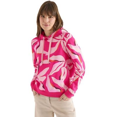 Cecil Sweatshirt mit floralem Muster Beetroot pink M Cecil Sweatshirt mit floralem Muster Beetroot pink M