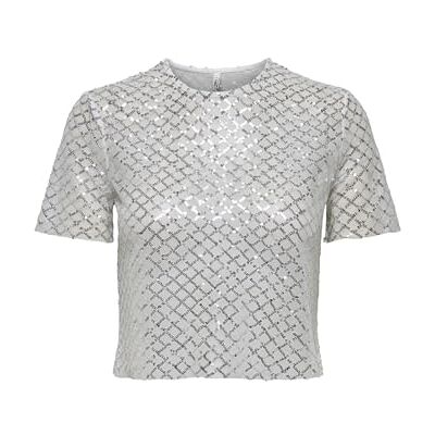 ONLY Onlbead S/S O-Neck Top Box JRS ONLY Onlbead S/S O-Neck Top Box JRS