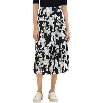 TOM TAILOR Damen Plissee Rock, 34790 Cut Floral Design, 32 TOM TAILOR Damen Plissee Rock, 34790 Cut Floral Design, 32