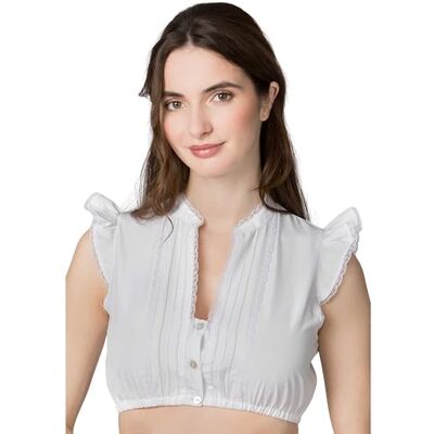 Stockerpoint Dirndlbluse Satine I Größe 30-44 I Damen Bluse in elegantem Design mit femininen Flügelärmeln I Bequem & pflegeleicht I Perfekt für Trachten & Festlichkeiten Stockerpoint Dirndlbluse Satine I Größe 30-44 I Damen Bluse in elegantem Design mit femininen Flügelärmeln I Bequem & pflegeleicht I Perfekt für Trachten & Festlichkeiten