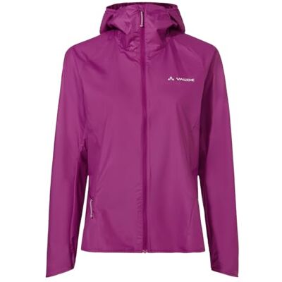 VAUDE Women's Scopi Wind Jacket, Leichte, klein packbare Damen Windjacke für Bergtouren, die Teil Kreislaufkonzeptes ist, Perforation unter den Armen für verbesserte Ventilation VAUDE Women's Scopi Wind Jacket, Leichte, klein packbare Damen Windjacke für Bergtouren, die Teil Kreislaufkonzeptes ist, Perforation unter den Armen für verbesserte Ventilation