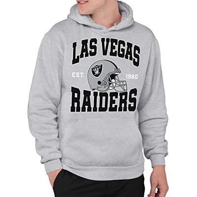 Junk Food NFL Las Vegas Raiders Team Helmet Unisex Adult Pullover Fleece Hoodie for Men and Women Size Medium Junk Food NFL Las Vegas Raiders Team Helmet Unisex Adult Pullover Fleece Hoodie for Men and Women Size Medium