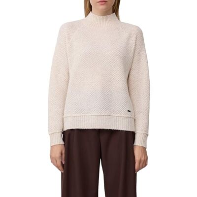 S. Oliver Weicher Wollmix-Strickpullover mit Stehkragen S. Oliver Weicher Wollmix-Strickpullover mit Stehkragen