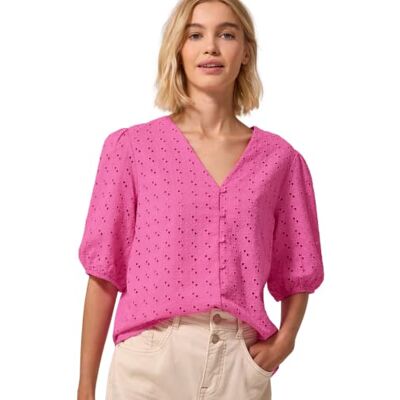 Street One Studio Kurzarm Jacke mit Embroidery-Front Simply pink 46 Street One Studio Kurzarm Jacke mit Embroidery-Front Simply pink 46