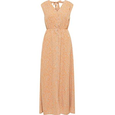 caneva Damen Maxikleid 19322842-CA02, Orange Beige, S caneva Damen Maxikleid 19322842-CA02, Orange Beige, S