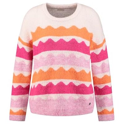 KEY LARGO Damen Waves Round Pullover, pink (1321), M KEY LARGO Damen Waves Round Pullover, pink (1321), M
