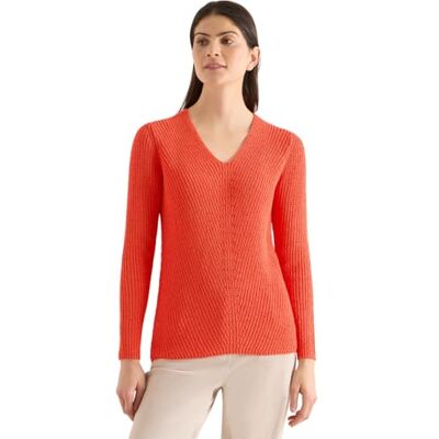 Cecil Strukturpullover Cherry Tomato orange M Cecil Strukturpullover Cherry Tomato orange M