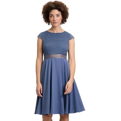 Vera Mont Damen Cocktailkleid, Farbe: Blue Stone , Size 42 EU Vera Mont Damen Cocktailkleid, Farbe: Blue Stone , Size 42 EU