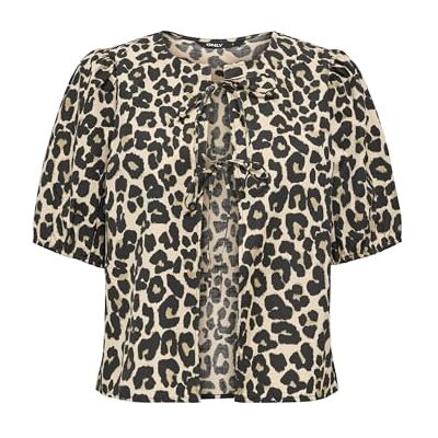 ONLY Onljenna S/S Tie Twoway Top WVN Noos ONLY Onljenna S/S Tie Twoway Top WVN Noos