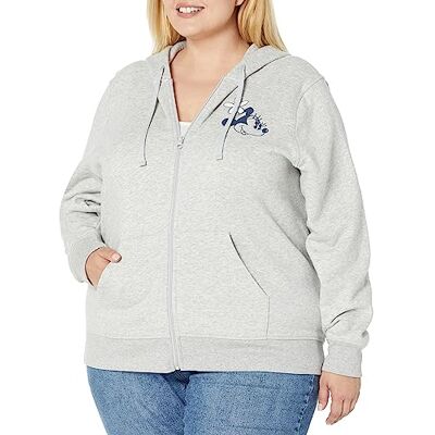 Amazon Disney Marvel Star Wars Princess Damen Fleece-Kapuzenpulli mit durchgehendem Reißverschluss (in Übergröße erhältlich), Minnie Hat, 3XL Große Größen Amazon Disney Marvel Star Wars Princess Damen Fleece-Kapuzenpulli mit durchgehendem Reißverschluss (in Übergröße erhältlich), Minnie Hat, 3XL Große Größen