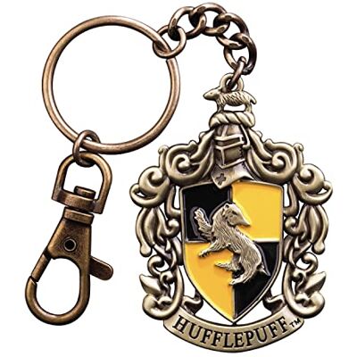 The Noble Collection Hufflepuff Crest Schlüsselbund NN7677, gold, gelb, schwarz The Noble Collection Hufflepuff Crest Schlüsselbund NN7677, gold, gelb, schwarz
