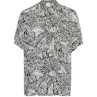camel active Damen Schlupfbluse mit Allover Print Schwarz, Womenswear-M camel active Damen Schlupfbluse mit Allover Print Schwarz, Womenswear-M