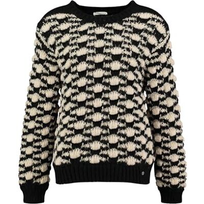 KEY LARGO Damen INFLATE Round Pullover, Black (1100), XS KEY LARGO Damen INFLATE Round Pullover, Black (1100), XS