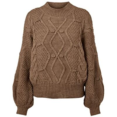 Object Female Pullover Zopfstrickmuster, 23035767 Object Female Pullover Zopfstrickmuster, 23035767