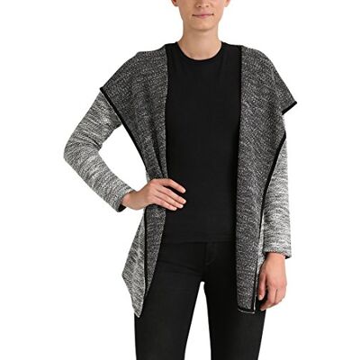 berydale Relax Fit Struktur-Cardigan mit Kapuze, Damen, Grau Melange, S berydale Relax Fit Struktur-Cardigan mit Kapuze, Damen, Grau Melange, S