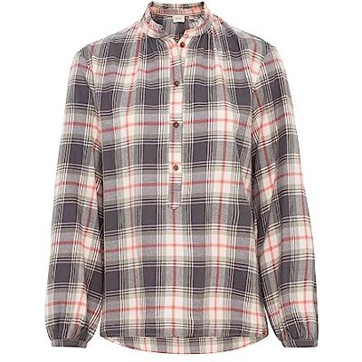 camel active Damen Schlupfbluse im Flanellkaro Rose Grau, Womenswear-S camel active Damen Schlupfbluse im Flanellkaro Rose Grau, Womenswear-S