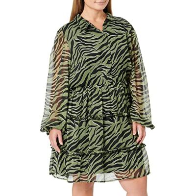 VERO MODA Curve VMNATALI LS Calf Dress WVN CUR VERO MODA Curve VMNATALI LS Calf Dress WVN CUR