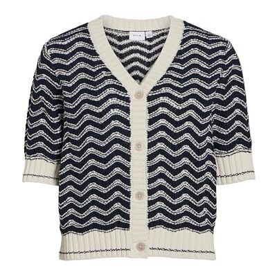 Vila Viarin 2/4 Button Knit Cardigan Vila Viarin 2/4 Button Knit Cardigan