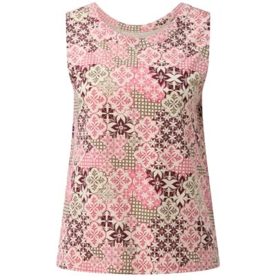 S. Oliver Damen T-Shirt – Relaxed Fit, ärmellos, Rundhalsausschnitt S. Oliver Damen T-Shirt – Relaxed Fit, ärmellos, Rundhalsausschnitt