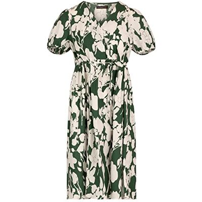 ApartFashion Damen L ssiges Abendkleid, Grün Weiß, XS EU ApartFashion Damen L ssiges Abendkleid, Grün Weiß, XS EU