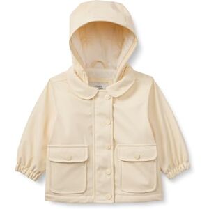 Amazon x Sofia Grainge Baby Mädchen Wasserabweisende Regenjacke, Blassgelb, 12 Monate Amazon x Sofia Grainge Baby Mädchen Wasserabweisende Regenjacke, Blassgelb, 12 Monate