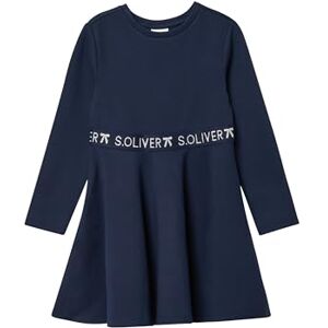 S. Oliver Kurzes Interlock-Kleid mit Logo-Glitzer-Tape S. Oliver Kurzes Interlock-Kleid mit Logo-Glitzer-Tape