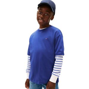 Tommy Hilfiger Jungen Essential Archive Fit Tee Ss Kb0kb09646 Andere Oberteile, Blue (Majesty Blue), 16 Jahre Tommy Hilfiger Jungen Essential Archive Fit Tee Ss Kb0kb09646 Andere Oberteile, Blue (Majesty Blue), 16 Jahre