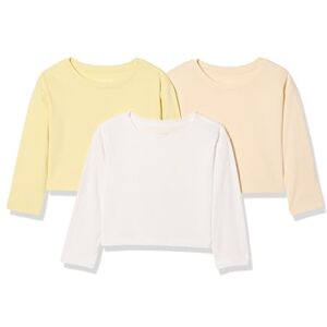 Amazon Mädchen Langarmshirt, 3er-Pack, Beige/Pastellgelb/Weiß, 8 Jahre Amazon Mädchen Langarmshirt, 3er-Pack, Beige/Pastellgelb/Weiß, 8 Jahre