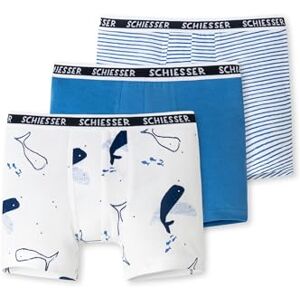 Schiesser Jungen 3 PACK Unterwäsche Boxershorts 95/5 Organic Bio Baumwolle Größe 92 bis 202 Schiesser Jungen 3 PACK Unterwäsche Boxershorts 95/5 Organic Bio Baumwolle Größe 92 bis 202
