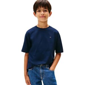 Tommy Hilfiger Jungen Essential Archive Fit Tee Ss Kb0kb09646 Andere Oberteile, Blue (Dark Night Navy), 8 Jahre Tommy Hilfiger Jungen Essential Archive Fit Tee Ss Kb0kb09646 Andere Oberteile, Blue (Dark Night Navy), 8 Jahre