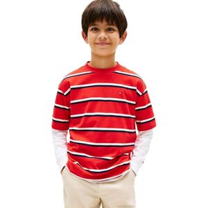 Tommy Hilfiger Jungen Essential Archive Fit Tee Ss Kb0kb09646 Andere Oberteile, RED (Rapid Red), 14 Jahre Tommy Hilfiger Jungen Essential Archive Fit Tee Ss Kb0kb09646 Andere Oberteile, RED (Rapid Red), 14 Jahre