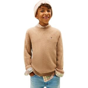 Tommy Hilfiger Jungen Lambswool Cn Sweater Kb0kb10348 Weitere Pullover, Khaki (Safari Canvas Heather), 12 Jahre Tommy Hilfiger Jungen Lambswool Cn Sweater Kb0kb10348 Weitere Pullover, Khaki (Safari Canvas Heather), 12 Jahre